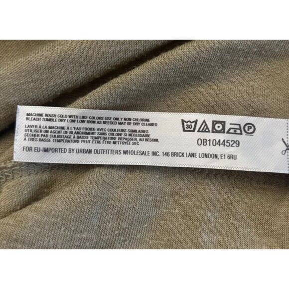 Free People Beach Boho Long Tan Cardigan Open Front Duster Neutral Size Xsmall - Picture 8 of 14